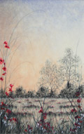 A George Fanshawe pastel landscape