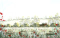 A George Fanshawe pastel landscape
