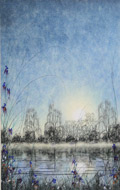 A George Fanshawe pastel landscape