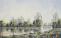 A George Fanshawe pastel landscape