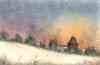 A George Fanshawe pastel landscape