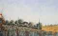 A George Fanshawe pastel landscape