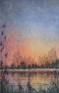 A George Fanshawe pastel landscape