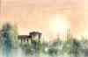 A George Fanshawe pastel landscape